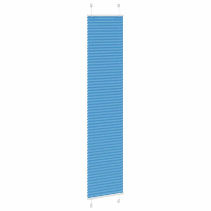 Tenda Plissettata Blu 45x200 cm Larghezza Tessuto 44,4 cm | homemem39