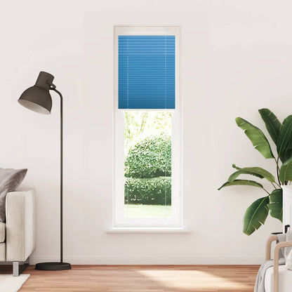 Tenda Plissettata Blu 60x200 cm Larghezza Tessuto 59,4 cm