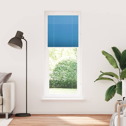 Tenda Plissettata Blu 80x200 cm Larghezza Tessuto 79,4 cm | homemem39