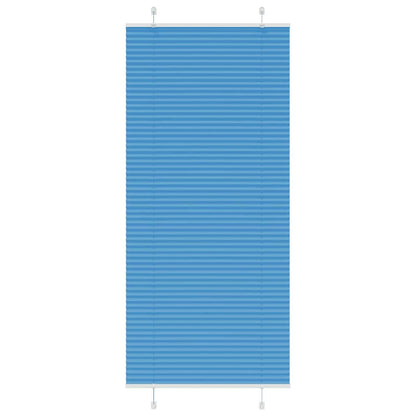 Tenda Plissettata Blu 95x200 cm Larghezza Tessuto 94,4 cm
