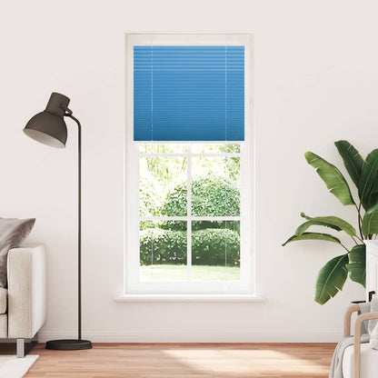 Tenda Plissettata Blu 95x200 cm Larghezza Tessuto 94,4 cm | homemem39
