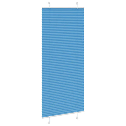 Tenda Plissettata Blu 100x200 cm Larghezza Tessuto 99,4 cm | homemem39