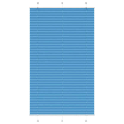 Tenda Plissettata Blu 115x200 cm Larghezza Tessuto 114,4 cm