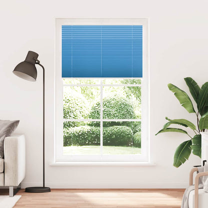 Tenda Plissettata Blu 115x200 cm Larghezza Tessuto 114,4 cm