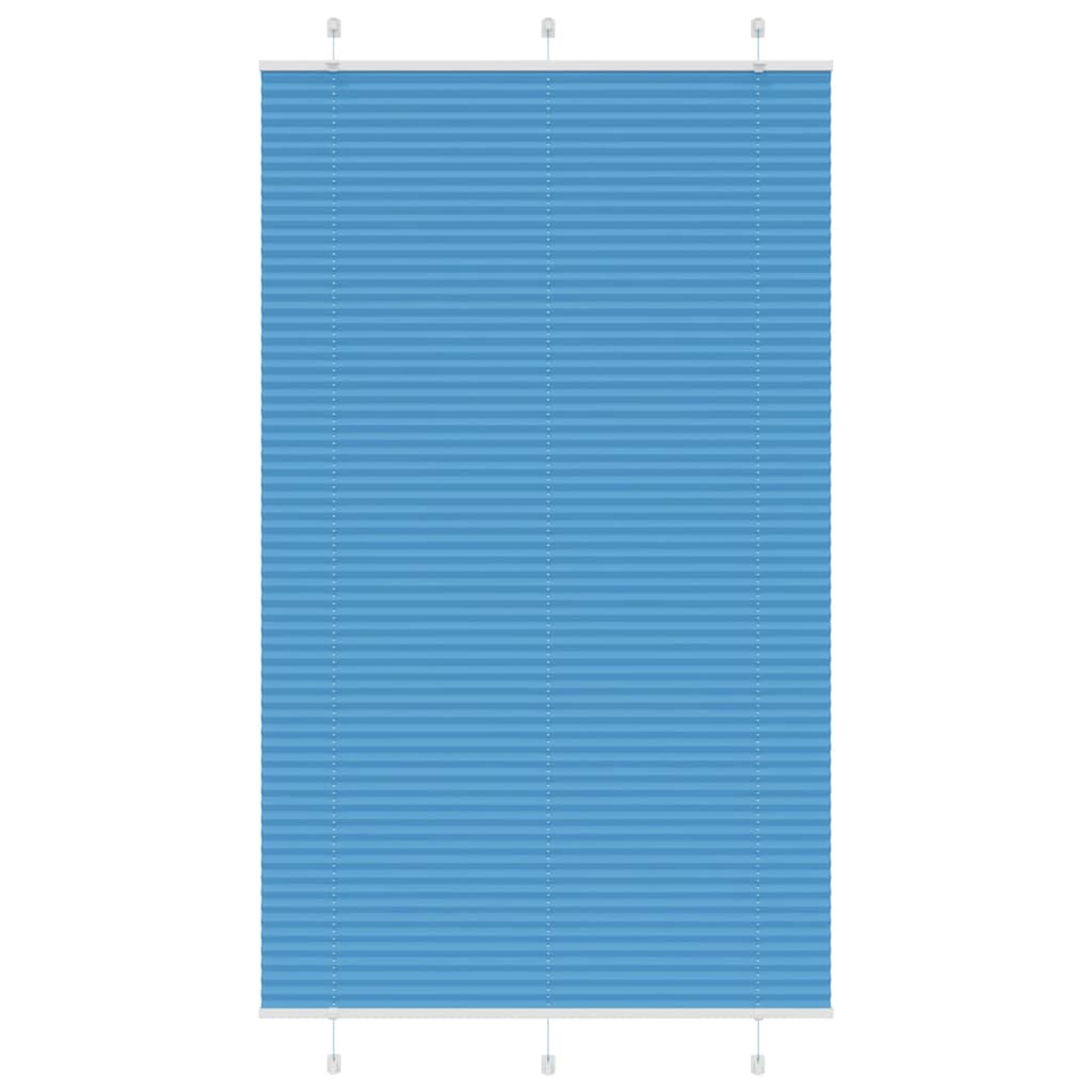 Tenda Plissettata Blu 120x200 cm Larghezza Tessuto 119,4 cm