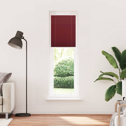 Tenda Plissettata Rosso Bordeaux 65x200 cm Larghezza Tessuto | homemem39
