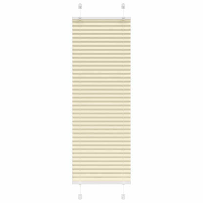 Tenda Plissettata Crema 40x100 cm Larghezza Tessuto 39,4 cm