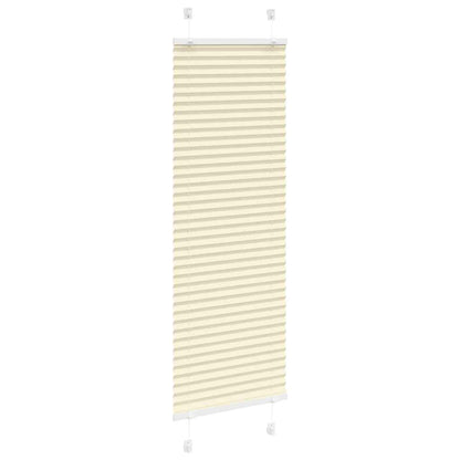 Tenda Plissettata Crema 40x100 cm Larghezza Tessuto 39,4 cm