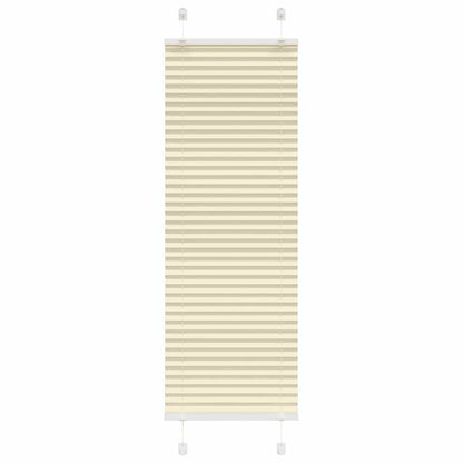 Tenda Plissettata Crema 45x100 cm Larghezza Tessuto 44,4 cm