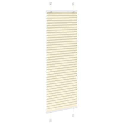 Tenda Plissettata Crema 45x100 cm Larghezza Tessuto 44,4 cm