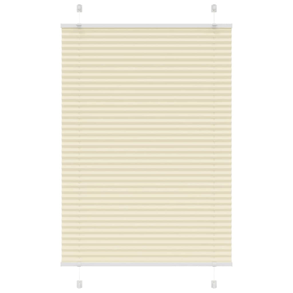 Tenda Plissettata Crema 90x100 cm Larghezza Tessuto 89,4 cm