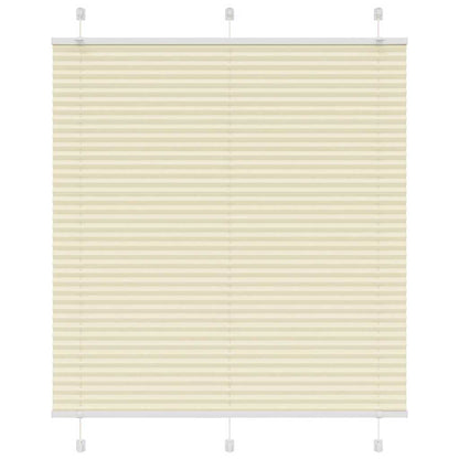 Tenda Plissettata Crema 120x100 cm Larghezza Tessuto 119,4 cm | homemem39