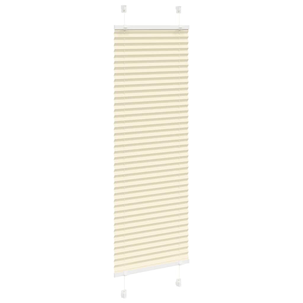 Tenda Plissettata Crema 40x150 cm Larghezza Tessuto 39,4 cm