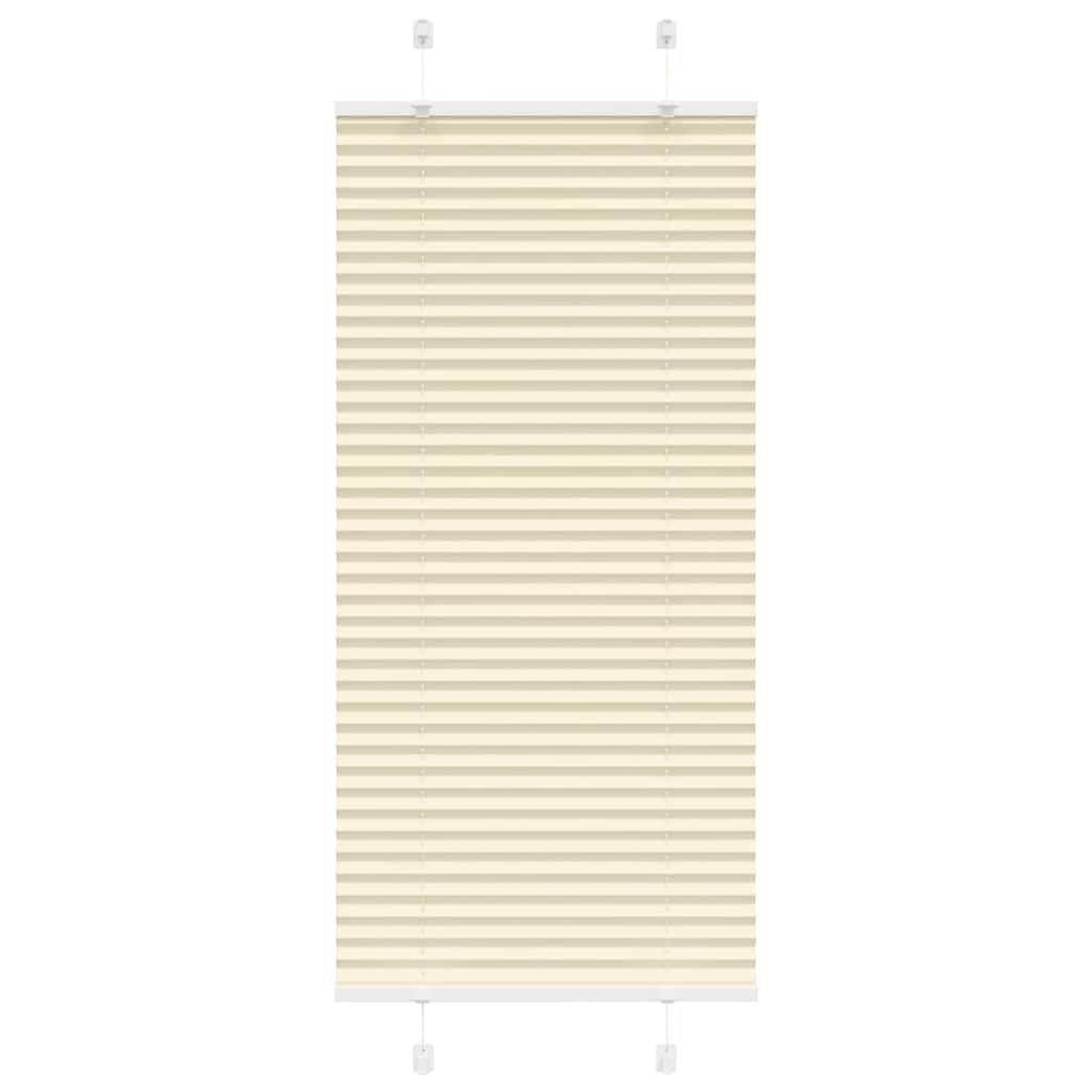 Tenda Plissettata Crema 60x150 cm Larghezza Tessuto 59,4 cm