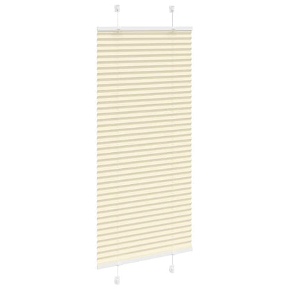 Tenda Plissettata Crema 60x150 cm Larghezza Tessuto 59,4 cm | homemem39