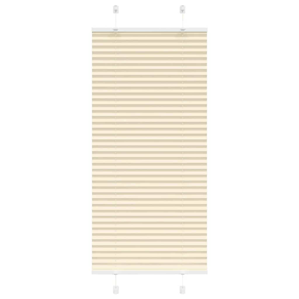 Tenda Plissettata Crema 65x150 cm Larghezza Tessuto 64,4 cm