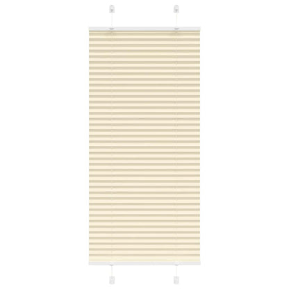 Tenda Plissettata Crema 65x150 cm Larghezza Tessuto 64,4 cm