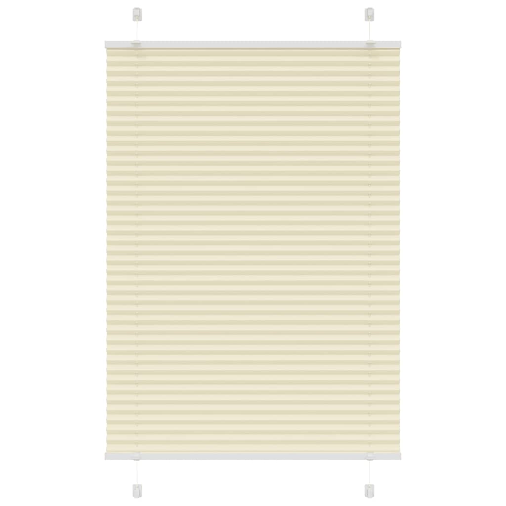 Tenda Plissettata Crema 95x150 cm Larghezza Tessuto 94,4 cm