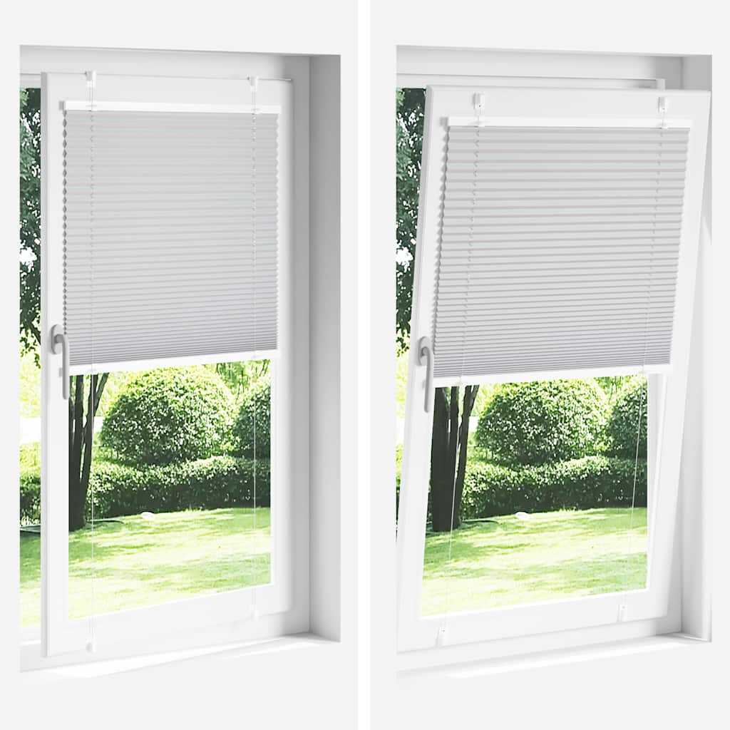 Tenda Plissettata Crema 95x150 cm Larghezza Tessuto 94,4 cm | homemem39