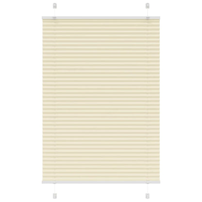 Tenda Plissettata Crema 100x150 cm Larghezza Tessuto 99,4 cm