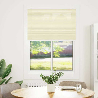 Tenda Plissettata Crema 100x150 cm Larghezza Tessuto 99,4 cm | homemem39