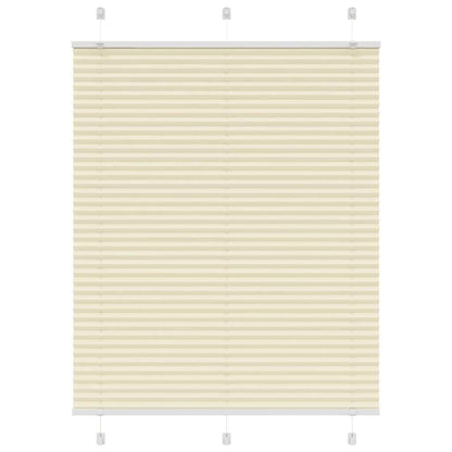 Tenda Plissettata Crema 110x150 cm Larghezza Tessuto 109,4 cm