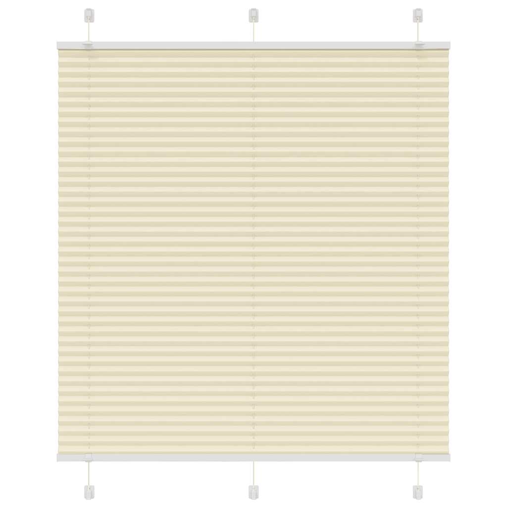 Tenda Plissettata Crema 115x150 cm Larghezza Tessuto 114,4 cm
