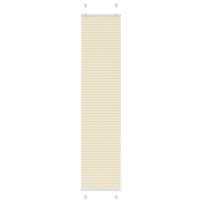 Tenda Plissettata Crema 40x200 cm Larghezza Tessuto 39,4 cm