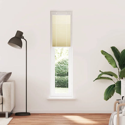 Tenda Plissettata Crema 40x200 cm Larghezza Tessuto 39,4 cm