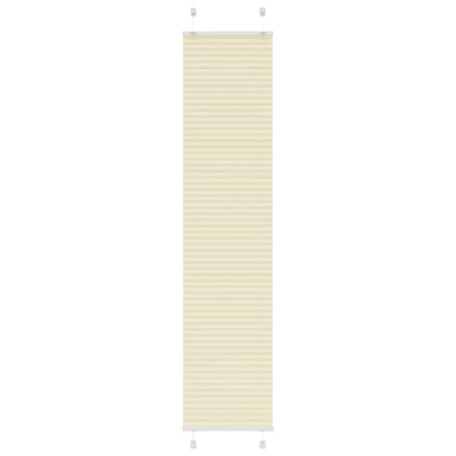 Tenda Plissettata Crema 50x200 cm Larghezza Tessuto 49,4 cm