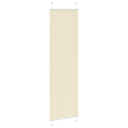 Tenda Plissettata Crema 55x200 cm Larghezza Tessuto 54,4 cm | homemem39