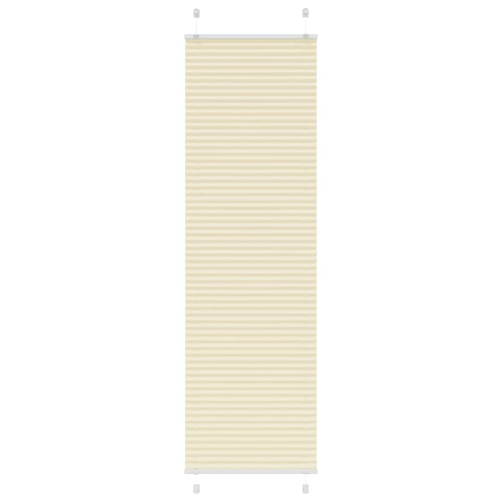 Tenda Plissettata Crema 60x200 cm Larghezza Tessuto 59,4 cm