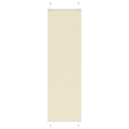 Tenda Plissettata Crema 60x200 cm Larghezza Tessuto 59,4 cm