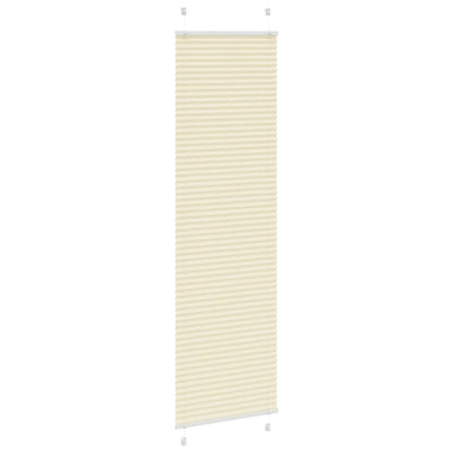 Tenda Plissettata Crema 65x200 cm Larghezza Tessuto 64,4 cm