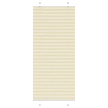 Tenda Plissettata Crema 90x200 cm Larghezza Tessuto 89,4 cm