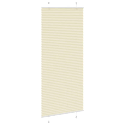Tenda Plissettata Crema 100x200 cm Larghezza Tessuto 99,4 cm