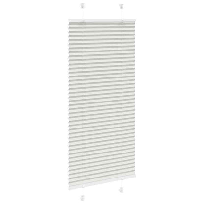 Tenda Plissettata Grigio Chiaro 65x100 cm Larghezza Tessuto | homemem39