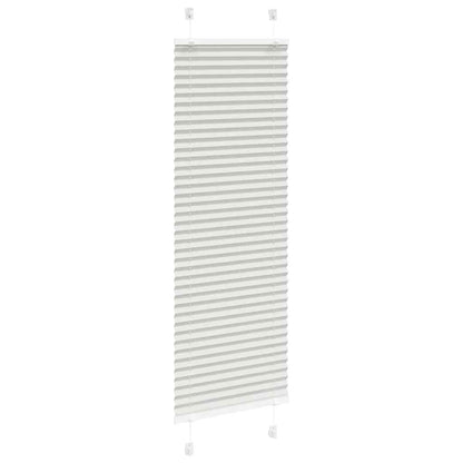 Tenda Plissettata Grigio Chiaro 50x150 cm Larghezza Tessuto | homemem39