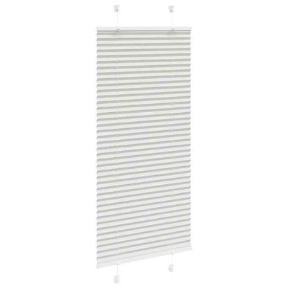 Tenda Plissettata Grigio Chiaro 55x150 cm Larghezza Tessuto | homemem39