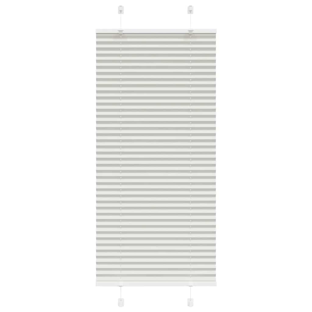 Tenda Plissettata Grigio Chiaro 60x150 cm Larghezza Tessuto