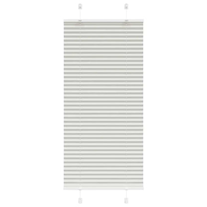 Tenda Plissettata Grigio Chiaro 60x150 cm Larghezza Tessuto