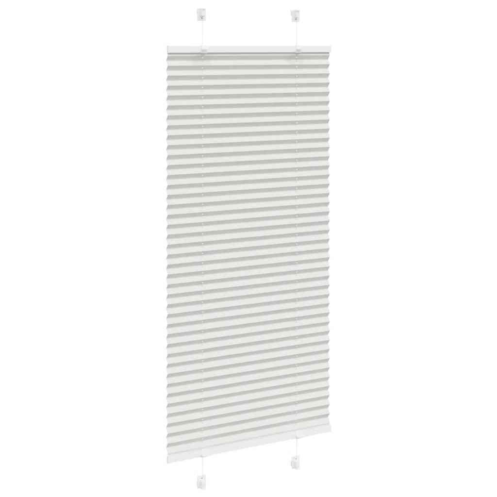 Tenda Plissettata Grigio Chiaro 65x150 cm Larghezza Tessuto | homemem39