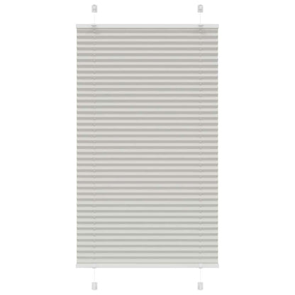 Tenda Plissettata Grigio Chiaro 75x150 cm Larghezza Tessuto | homemem39