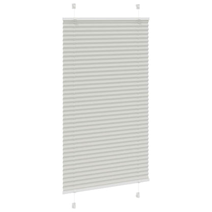 Tenda Plissettata Grigio Chiaro 75x150 cm Larghezza Tessuto | homemem39