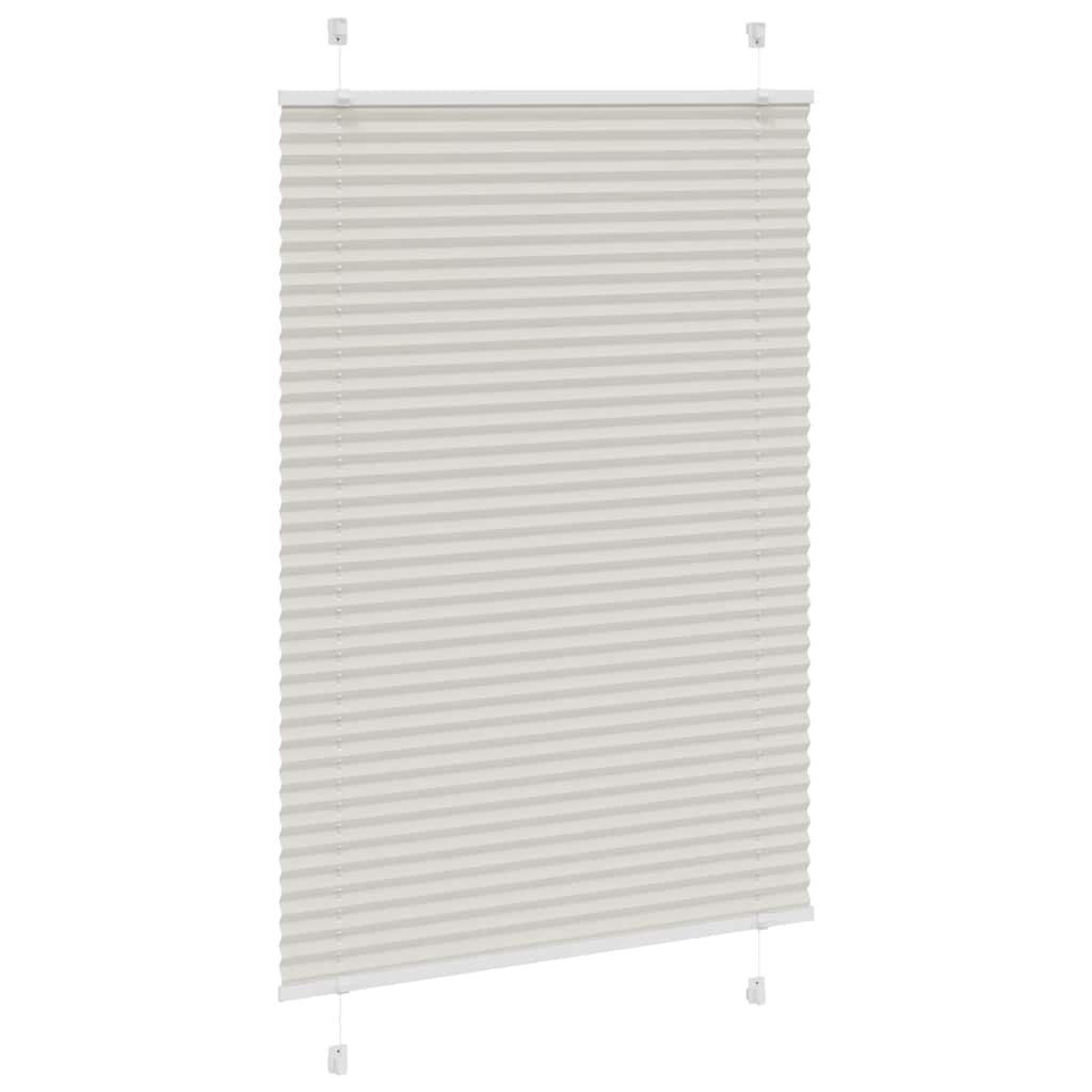Tenda Plissettata Grigio Chiaro 85x150 cm Larghezza Tessuto | homemem39
