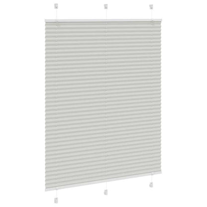 Tenda Plissettata Grigio Chiaro 110x150 cm Larghezza Tessuto | homemem39