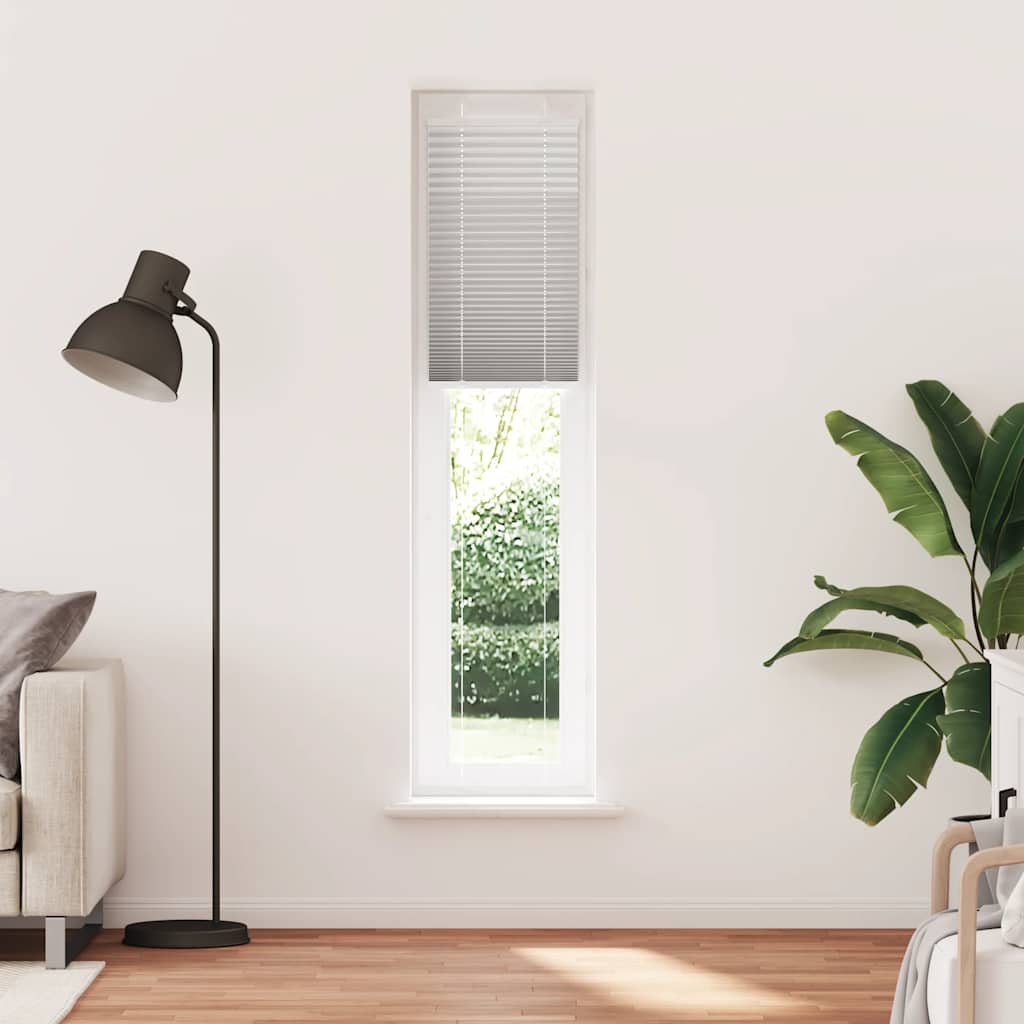 Tenda Plissettata Grigio Chiaro 45x200 cm Larghezza Tessuto | homemem39