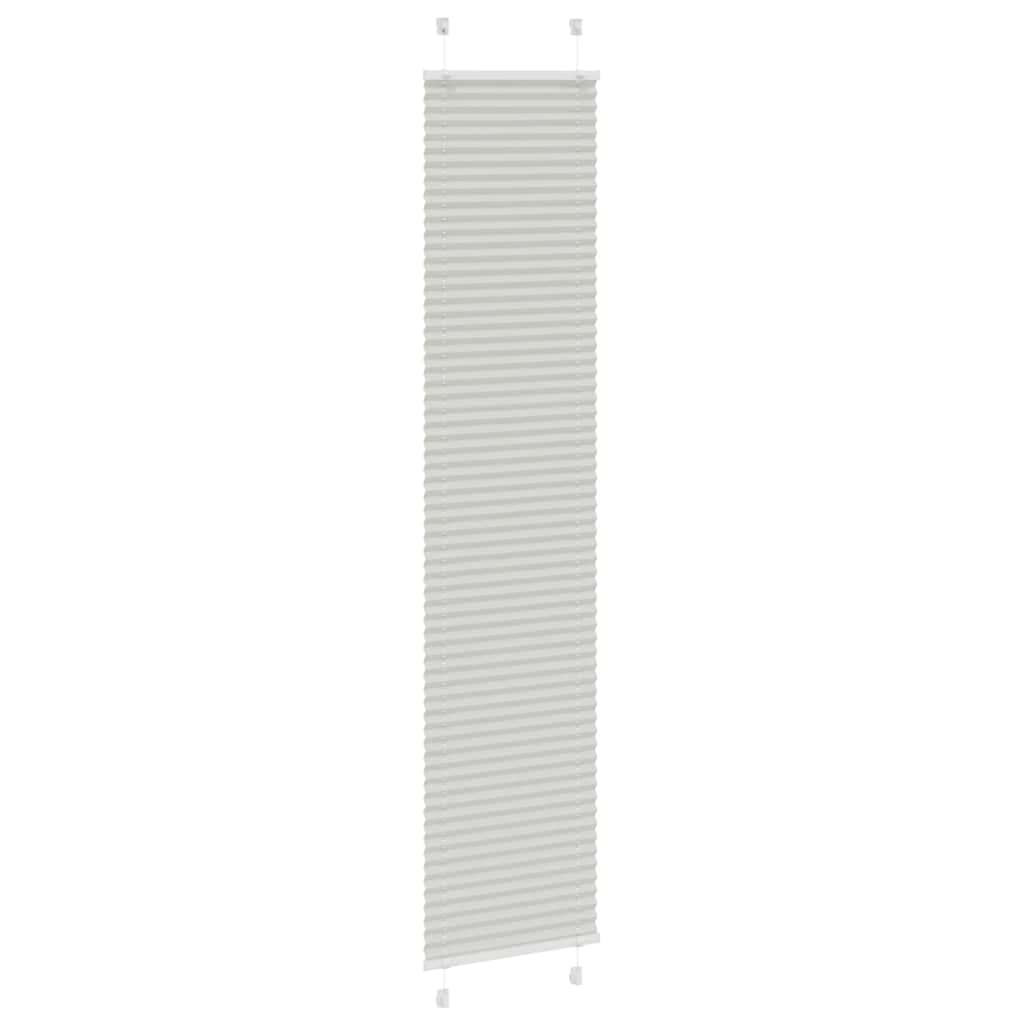 Tenda Plissettata Grigio Chiaro 45x200 cm Larghezza Tessuto | homemem39