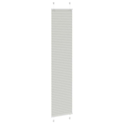 Tenda Plissettata Grigio Chiaro 45x200 cm Larghezza Tessuto | homemem39
