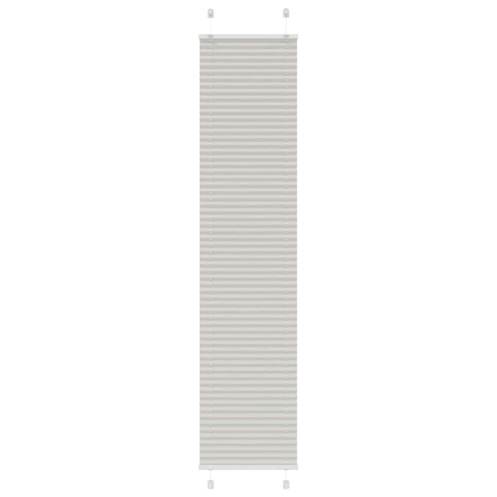 Tenda Plissettata Grigio Chiaro 50x200 cm Larghezza Tessuto | homemem39